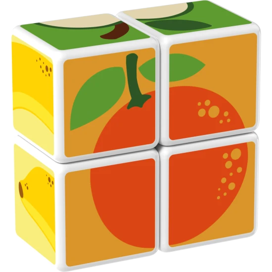 Magnetické kocky pre deti – 3D skladanie ovocia od 18 mesiacov
