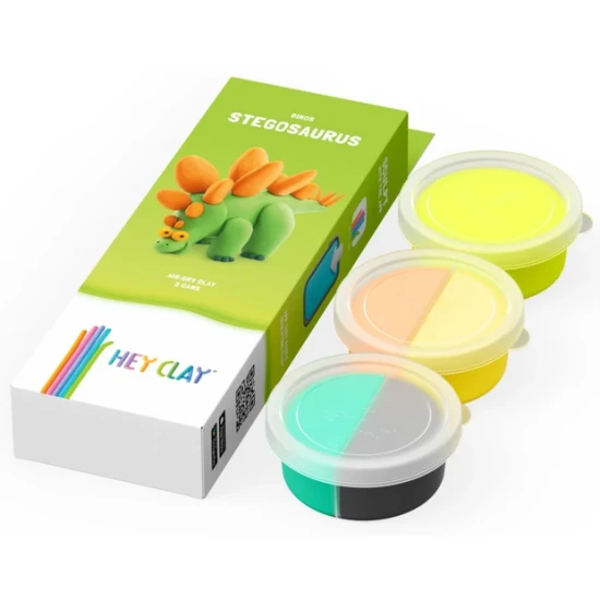 Vymodelujte si originálnu postavičku Stegosaura s Hey Clay
