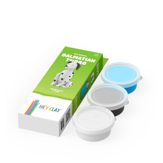 Vymodelujte si originálne zvieratko Psí kamaráti Dalmatín s Hey Clay
