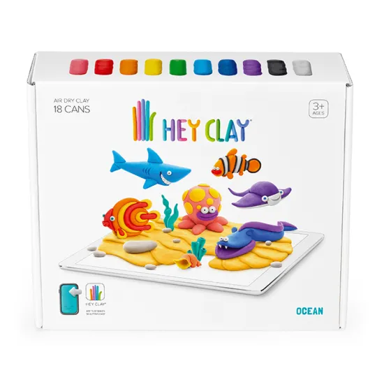 Vymodelujte si morské zvieratká alebo originálne postavičky s Hey Clay.