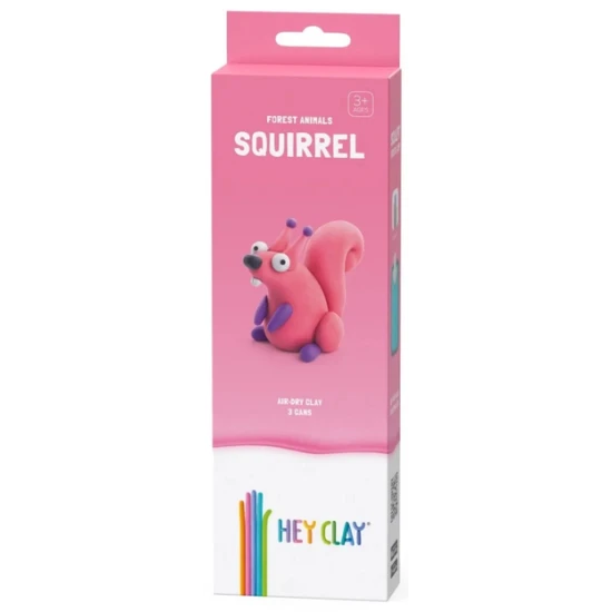 Vymodelujte si originálnu postavičku veveričky s Hey Clay