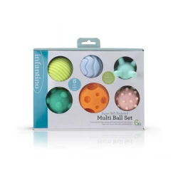 Loptičky s textúrami Super soft 6 ks