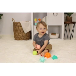 Loptičky s textúrami Super soft 6 ks