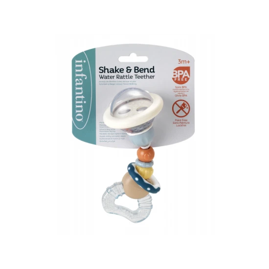 Hrkálka s hryzátkom Shake & Bend