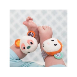 Hrkálka na ruku Opička a Panda