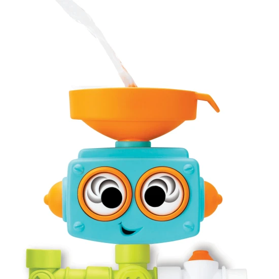 Vodný mlynček s potrubím Robot