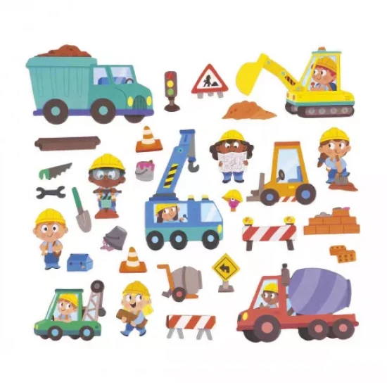 Magnetické príbehy pre deti na stavbe od Janod.