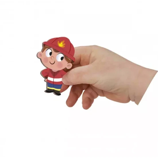 Magnetické príbehy pre deti s požiarníkmi od Janod.