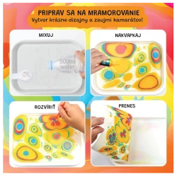 Sada na mramorovanie 6 farieb