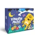 Detská sada prstových farieb a penových pečiatok – umývateľné bezpečné farby