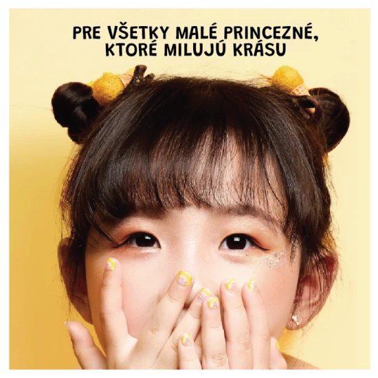 Jarmelo nálepky na nechty For sweet little ones – 540 farebných detských nálepiek, vodeodolné a bezpečné pre deti