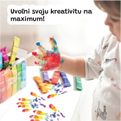 Prstové farby na cesty 48 ks