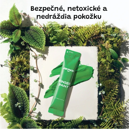 Jarmelo prstové farby – 48 vrecúšok v hliníkovej fólii, netoxické a vhodné na cesty