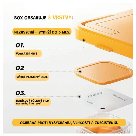 Jarmelo modelovacia hmota v boxe – sada 24 farieb, netoxická modelovacia zábava pre deti