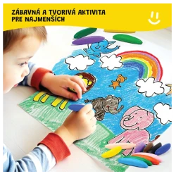 Prvé voskovky z včelieho vosku Banány 12 ks