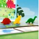 Dinosaurie preteky – detská stolová hra s dinosaurami pre 2 až 4 hráčov