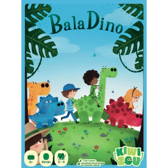 Dinosaurie preteky – detská stolová hra s dinosaurami pre 2 až 4 hráčov