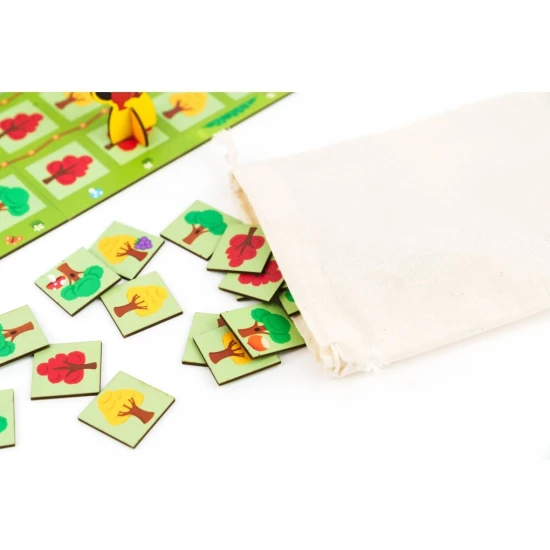 Lesné preteky – rýchla stolná hra pre deti s lesnými zvieratkami