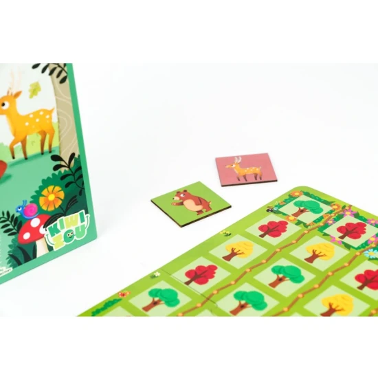 Lesné preteky – rýchla stolná hra pre deti s lesnými zvieratkami