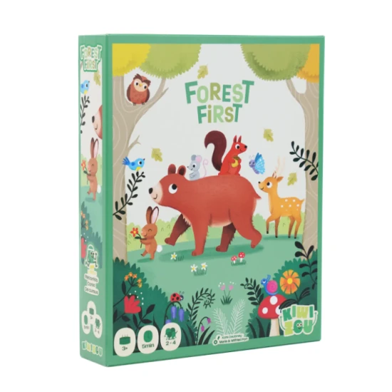 Lesné preteky – rýchla stolná hra pre deti s lesnými zvieratkami