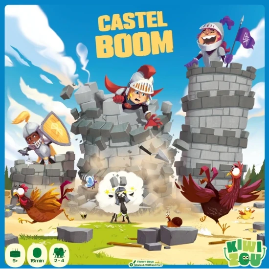 Hrad pre kráľovnú – rodinná stolná hra pre deti s kráľovnou a stavbou hradných veží