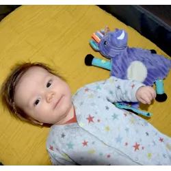 Maznáčik Zebra a hryzátko v darčekovej krabičke