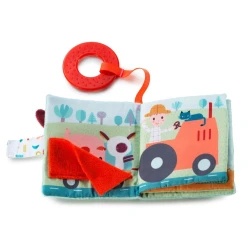 Textilná knižka s hryzátkom Farma