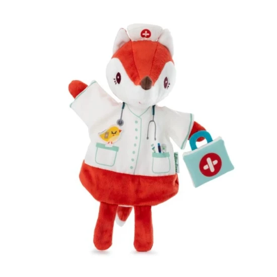 Maňuška na ruku Doktorka Líška – plyšová hračka pre deti
