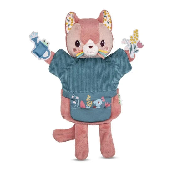 Maňuška na ruku Záhradníčka Mačka Jeanne – plyšová hračka pre deti