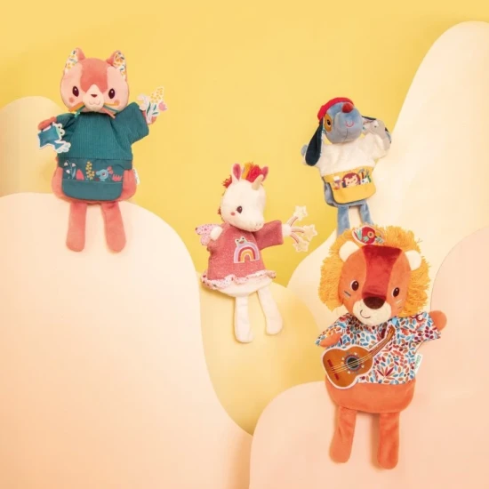 Maňuška na ruku Záhradníčka Mačka Jeanne – plyšová hračka pre deti