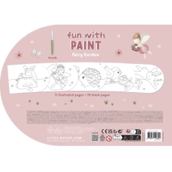 Omaľovánky s vodovkami Fairy Garden