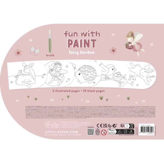 Omaľovánky s vodovkami Fairy Garden: Kreatívna zábava s čarovnou záhradou!