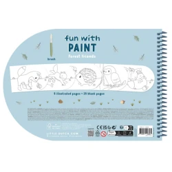 Omaľovánky s vodovkami Forest Friends