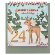 Adventný kalendár omaľovánky
