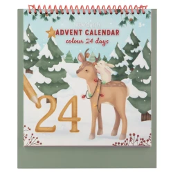 Adventný kalendár omaľovánky