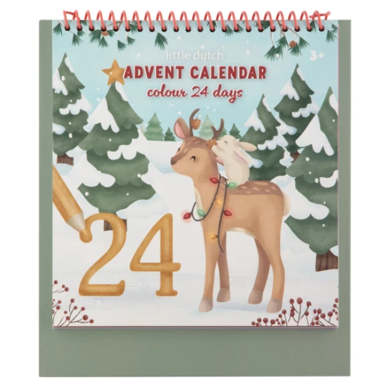 Adventný kalendár omaľovánky – Little Dutch 126657LD
