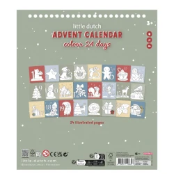 Adventný kalendár omaľovánky Adventný kalendár omaľovánky