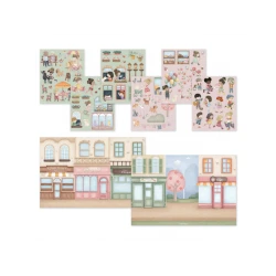 Kniha so samolepkami Nakupovanie Rosa