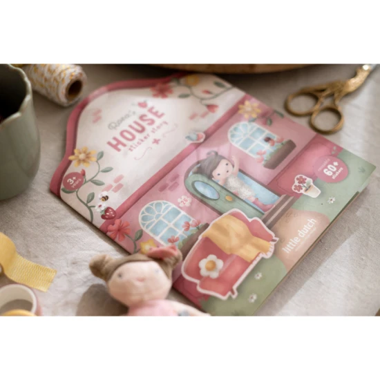 Kniha so samolepkami Little Dutch Dom Rosa pre deti