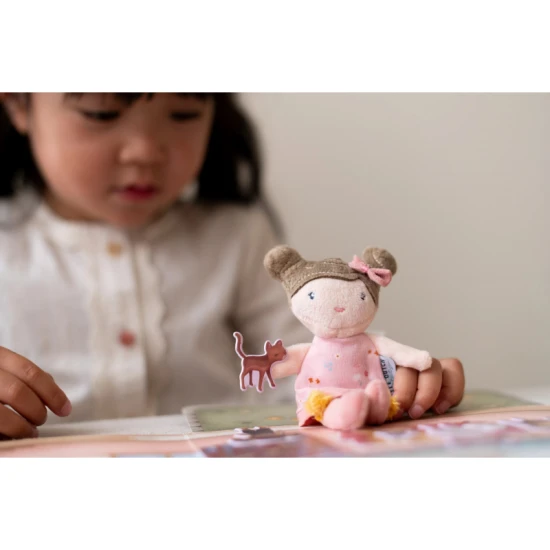 Kniha so samolepkami Little Dutch Dom Rosa pre deti