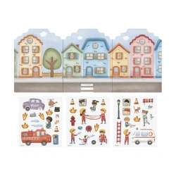 Kniha so samolepkami Hasičská stanica