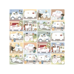 Omaľovánky s pastelkami Doprava Jim