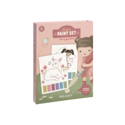 Omaľovánky s vodovkami a samolepkami Rosa Fairy Garden