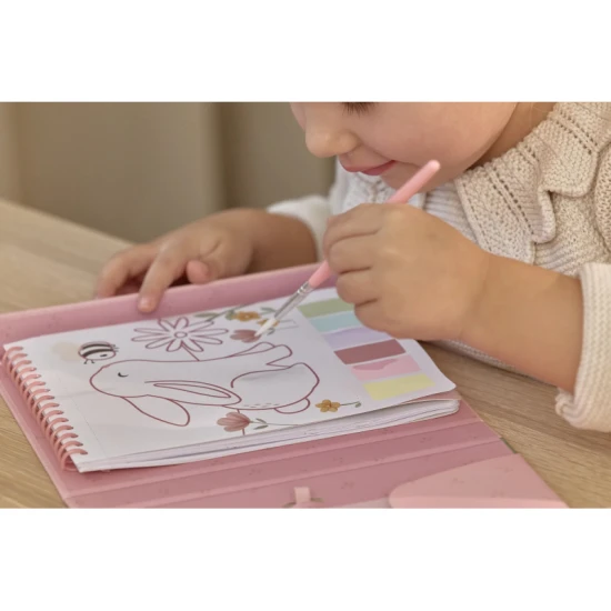 Omaľovánky s vodovkami a samolepkami Rosa Fairy Garden