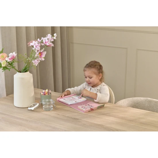 Omaľovánky s vodovkami a samolepkami Rosa Fairy Garden