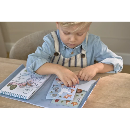 Omaľovánky s vodovkami a samolepkami Jim Doprava