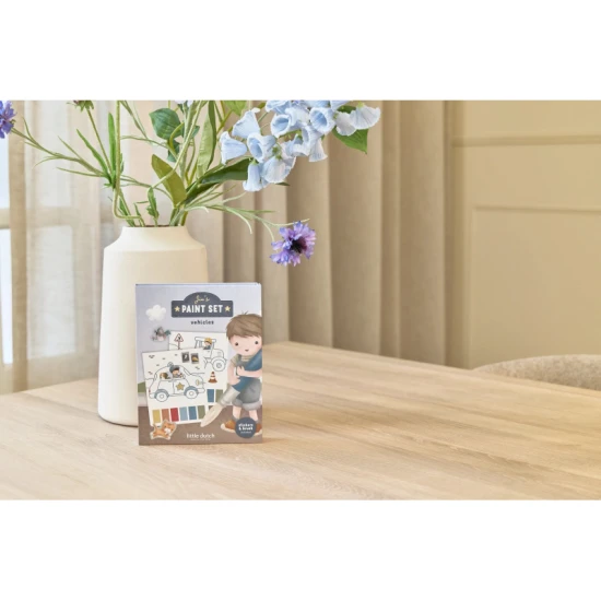 Omaľovánky s vodovkami a samolepkami Jim Doprava