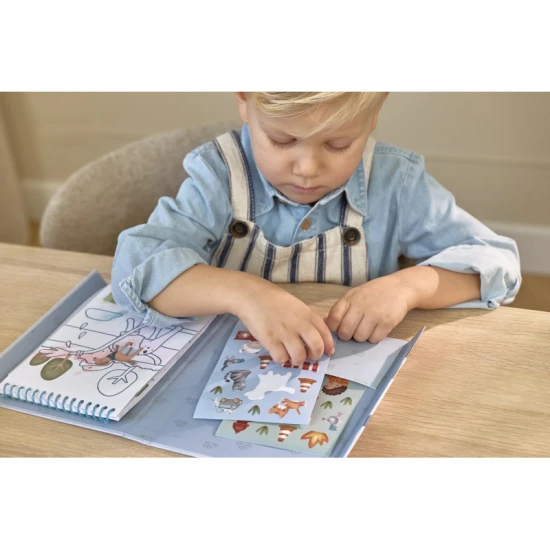 Omaľovánky s vodovkami a samolepkami Jim Doprava