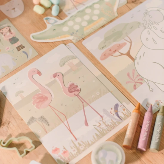 Kreatívna sada Safari Friends – Little Dutch 126913LD