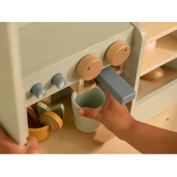 Kávovar drevený veľký s príslušenstvom Coffee House